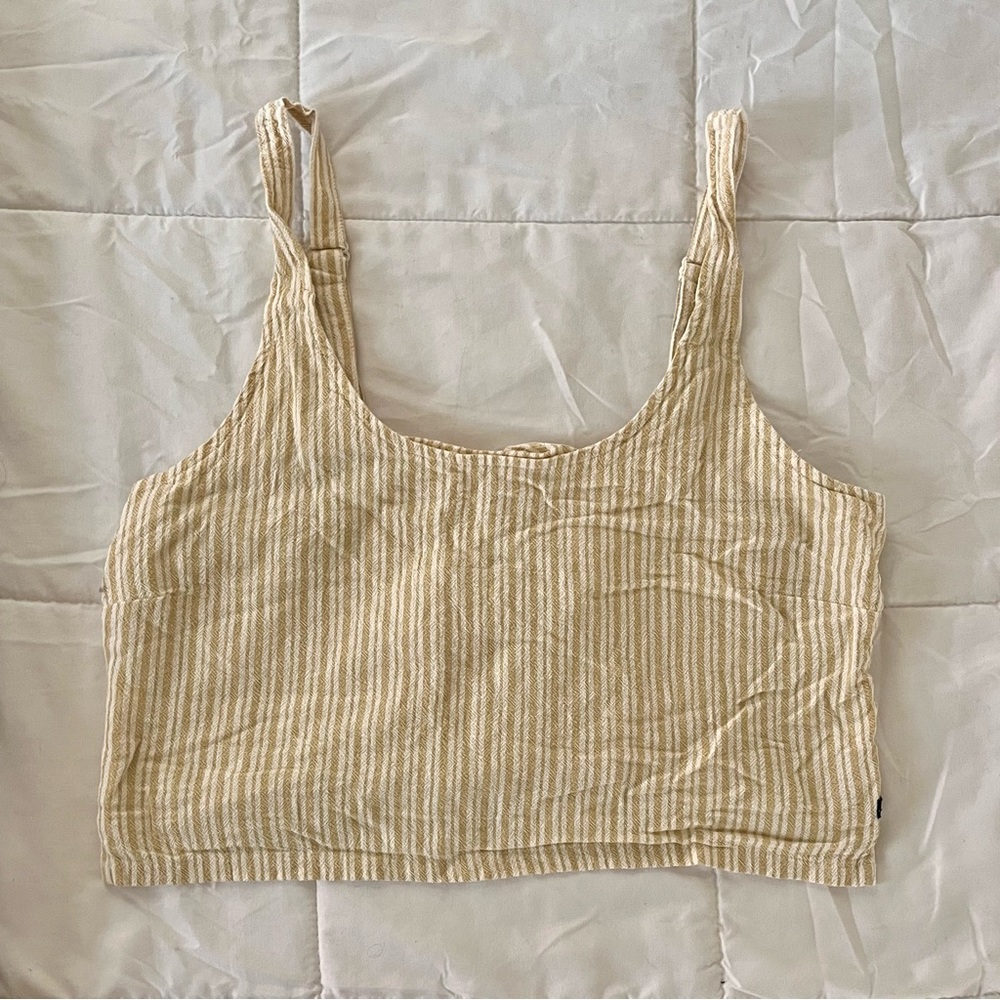 RVCA Linen Crop Top